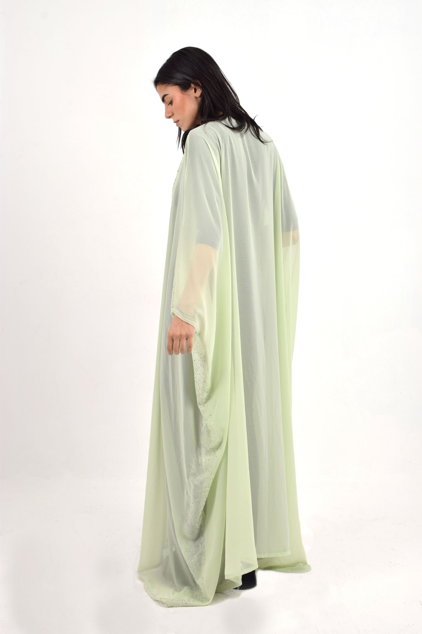 Mint Chiffon Kaftan