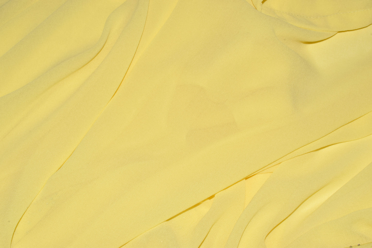 Yellow Chiffon Kaftan